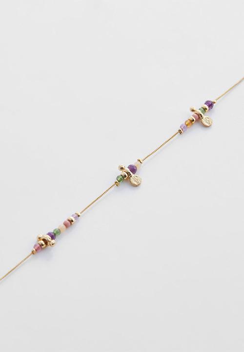 MANGO - Necklace rosalia - gold