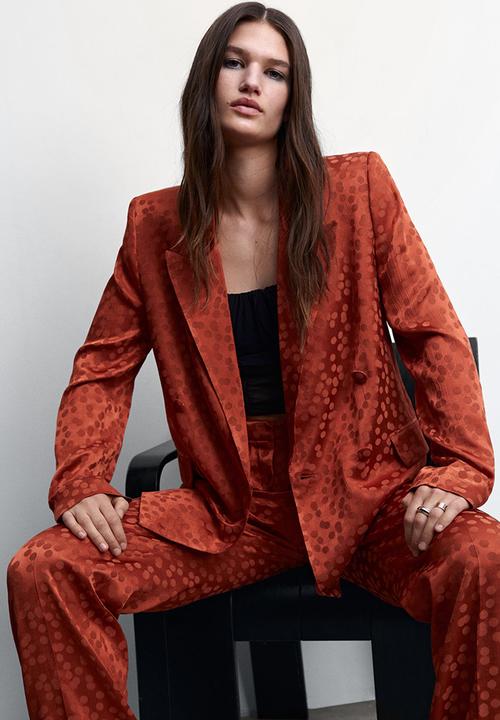 MANGO - Blazer topete - mid orange