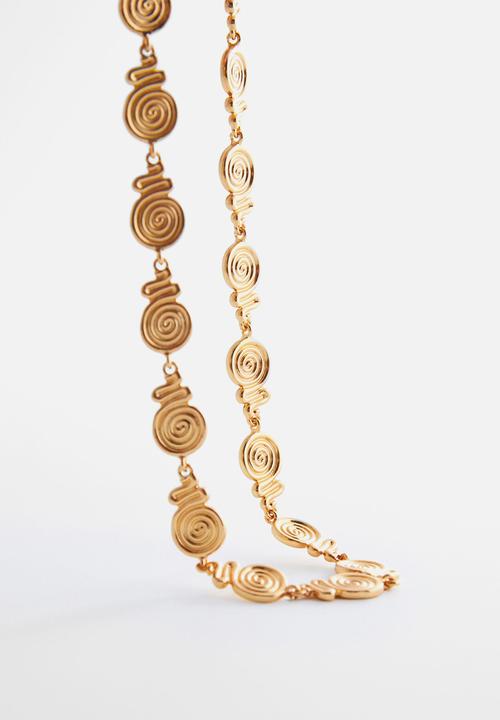 MANGO - Necklace ricki - gold