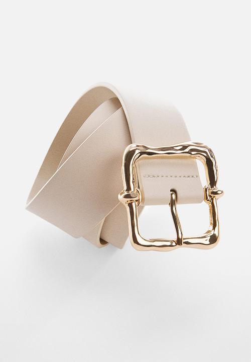 MANGO - Belt tajo - ecru