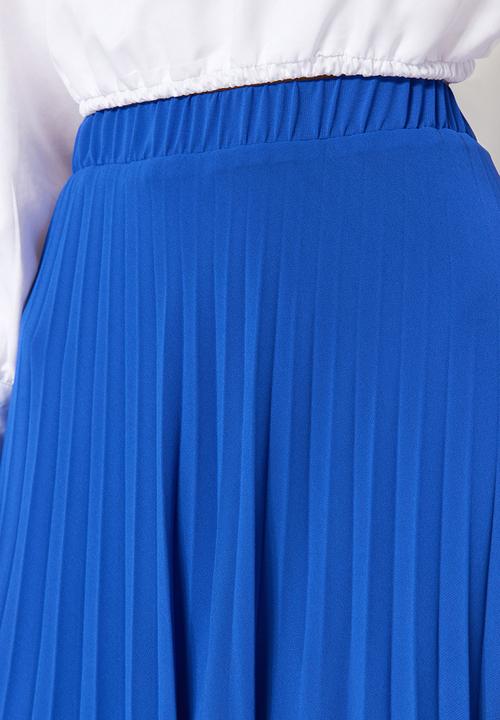 Trendyol - Modest pleated skirt - cobalt
