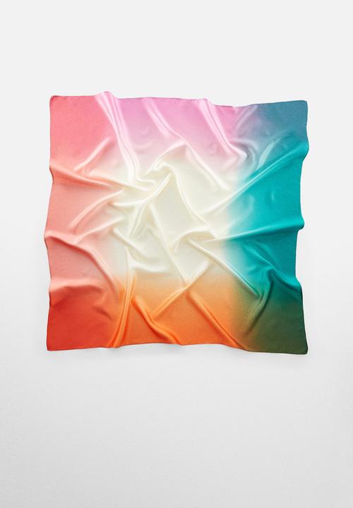 MANGO - Neck scarf degrade - pink