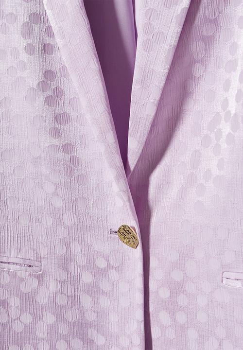 MANGO - Blazer topete - light pastel purple