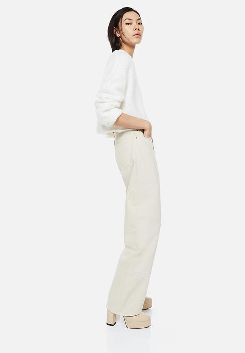 H&M - Fluffy jumper - white
