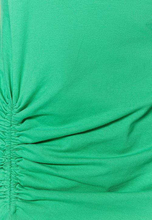 Trendyol - Halter neck midi dress - green