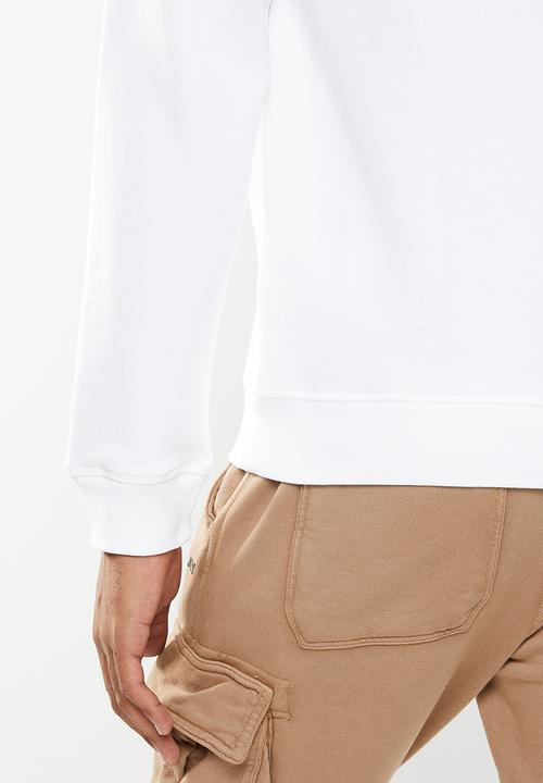 Replay - Organic cotton crewneck sweatshirt - White