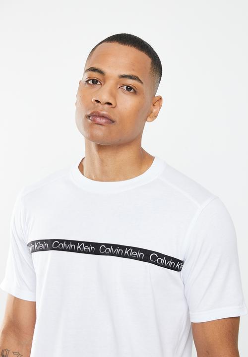Calvin Klein - CK pw - short sleeve T-shirt mens - white 