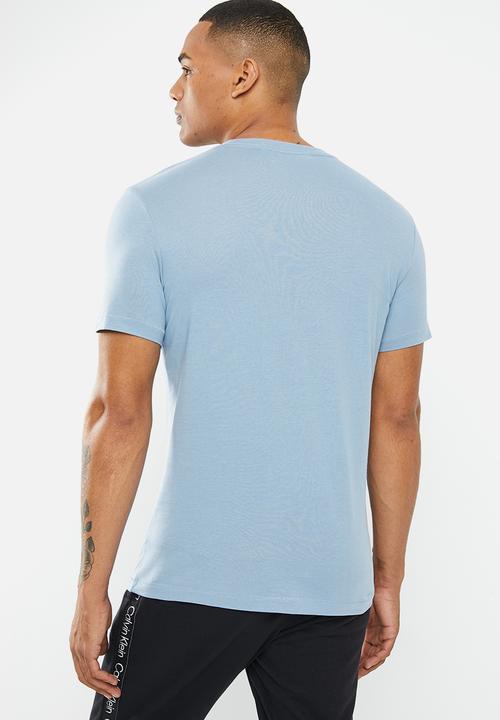 Calvin Klein - Institutional logo slim tee - iceland blue