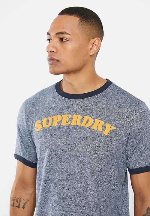 Superdry. - Vintage cooper class rngr tee - frosted navy grit