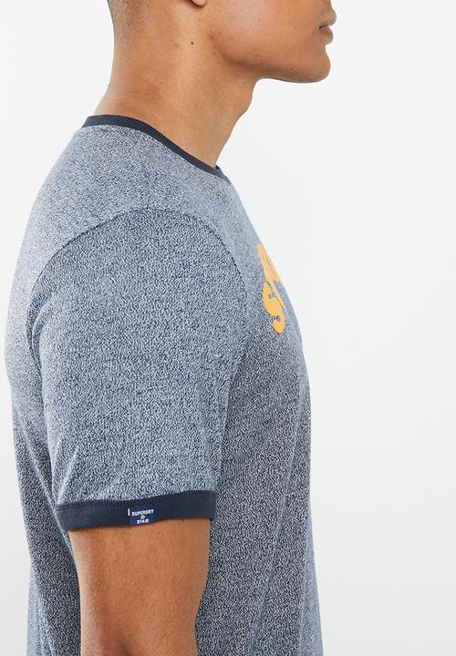 Superdry. - Vintage cooper class rngr tee - frosted navy grit