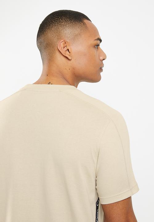 Calvin Klein - CK pw - short sleeve T-shirt mens - beige 