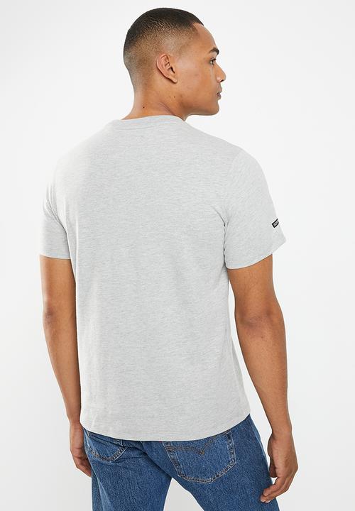 Superdry. - Vintage venue tonal tee - pumice stone marl