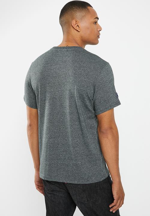 Superdry. - Cl great outdoors tee - asphalt grit