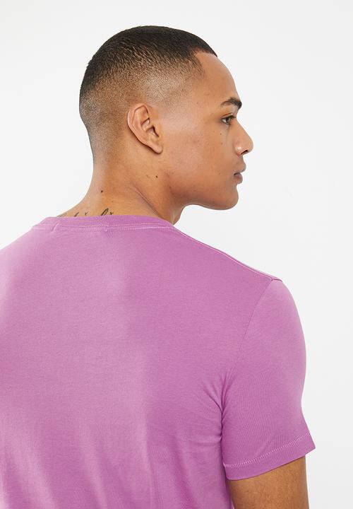 Calvin Klein - Institutional logo slim tee - iris orchid