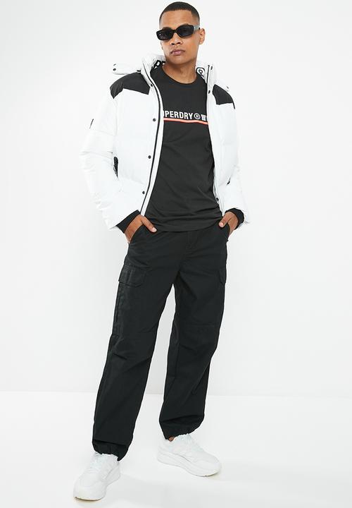 Superdry. - Code tech graphic T-shirt - black