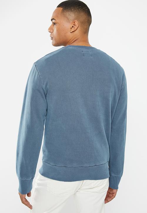 Superdry. - Vintage ath club crew - rich navy