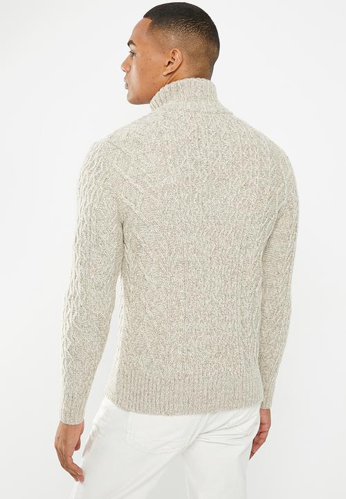 Superdry. - Jacob henley - oatmeal marl