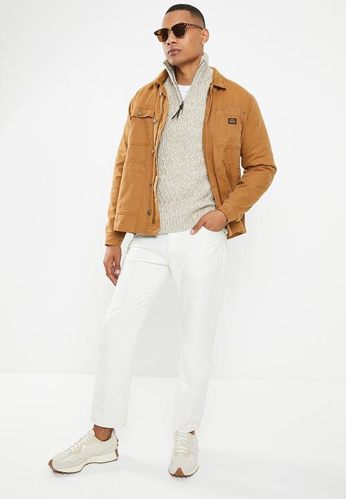 Superdry. - Jacob henley - oatmeal marl