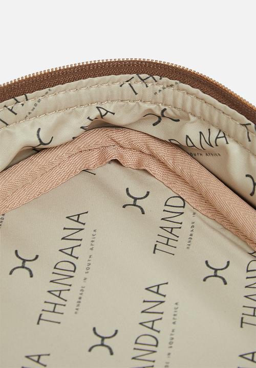Thandana - Single Toiletry Leather - brown