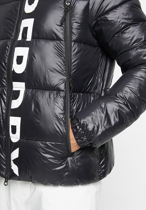 Superdry. - Code mtn hooded alpine jkt - black