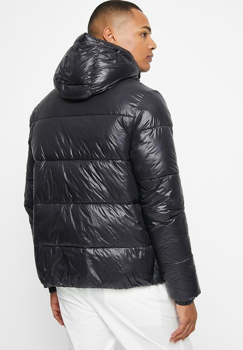 Superdry. - Code mtn hooded alpine jkt - black