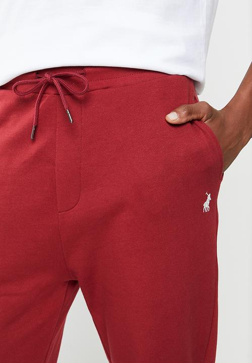 POLO - Men sport cuffed jogger - burgundy