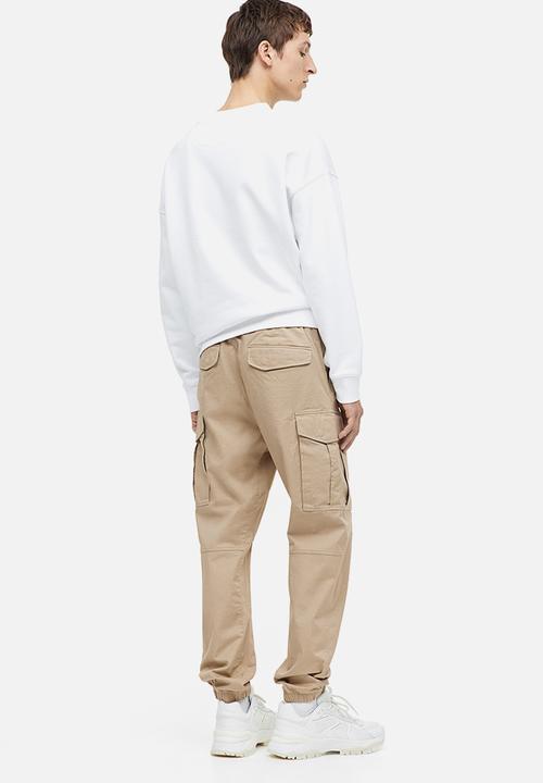 H&M - Cargo joggers - beige