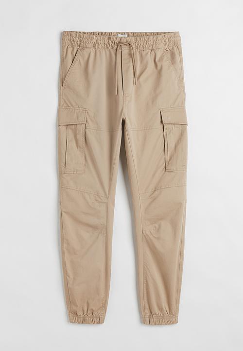 H&M - Cargo joggers - beige