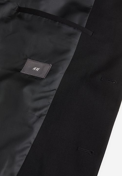 H&M - Skinny fit jacket - black