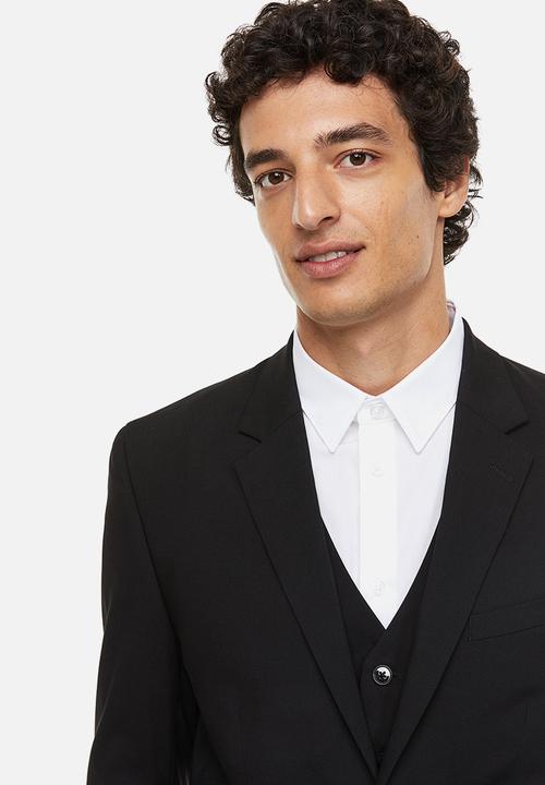 H&M - Skinny fit jacket - black