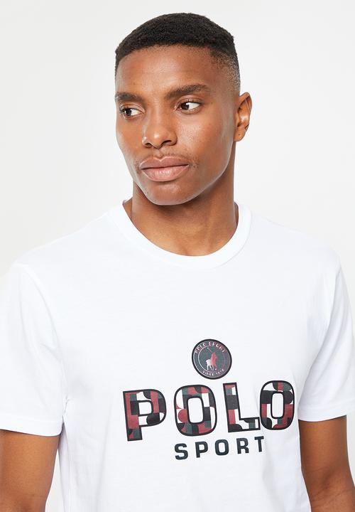 POLO - Men sport longer length short sleeve tee - white