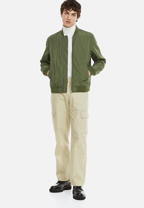 H&M - Bomber jacket - green