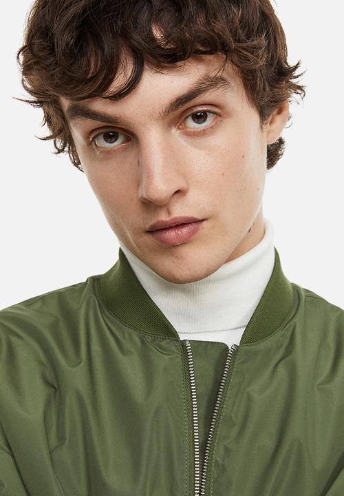 H&M - Bomber jacket - green