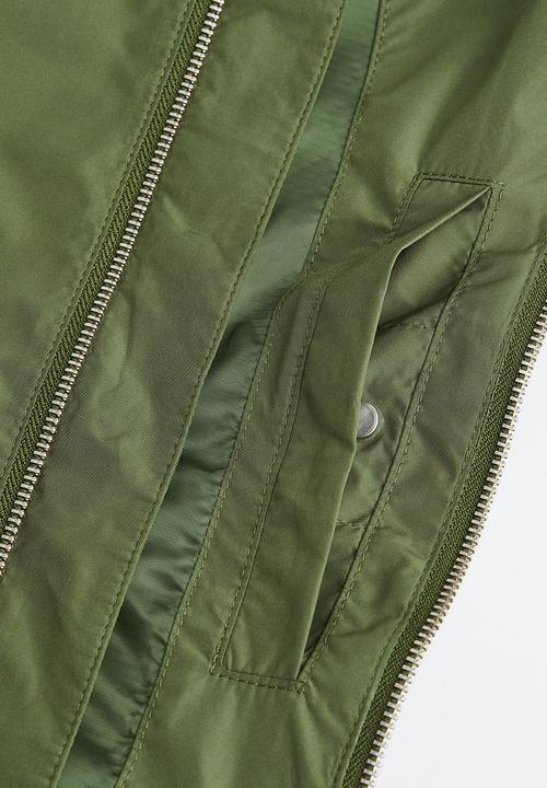 H&M - Bomber jacket - green