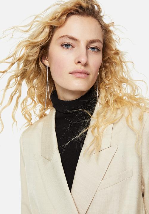 H&M - Double-breasted blazer dress - light beige