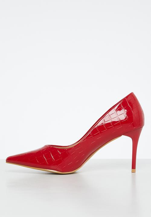 Superbalist - Rowan court heel - red