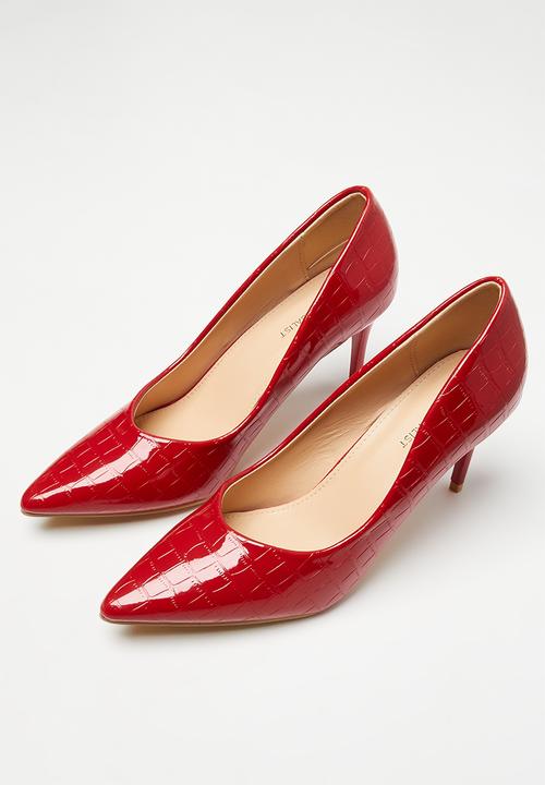 Superbalist - Rowan court heel - red
