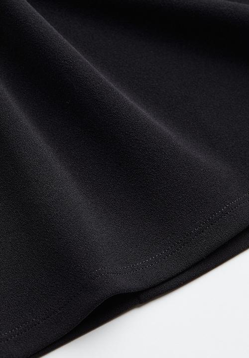 H&M - Off-the-shoulder jersey dress - black