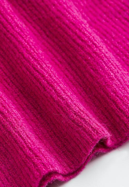 H&M - Off-the-shoulder bodycon dress - cerise