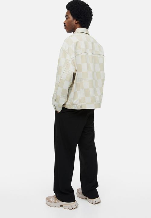 H&M - Boxy twill jacket - beige