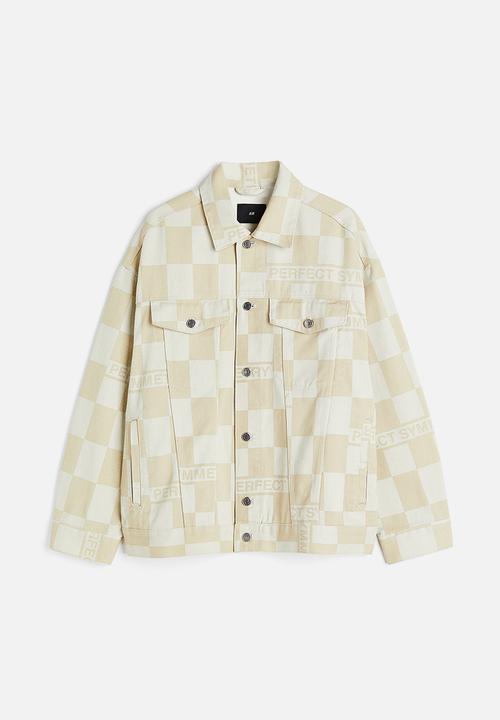 H&M - Boxy twill jacket - beige