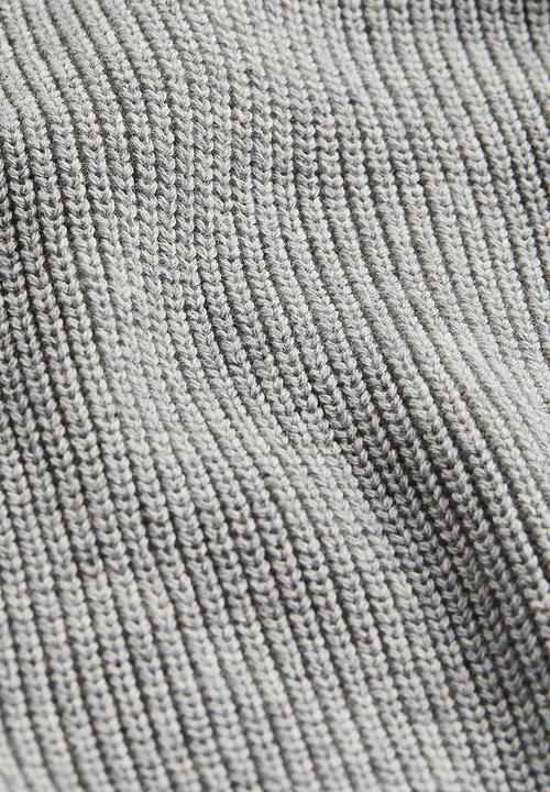 H&M - Slim fit jumper - light grey marl