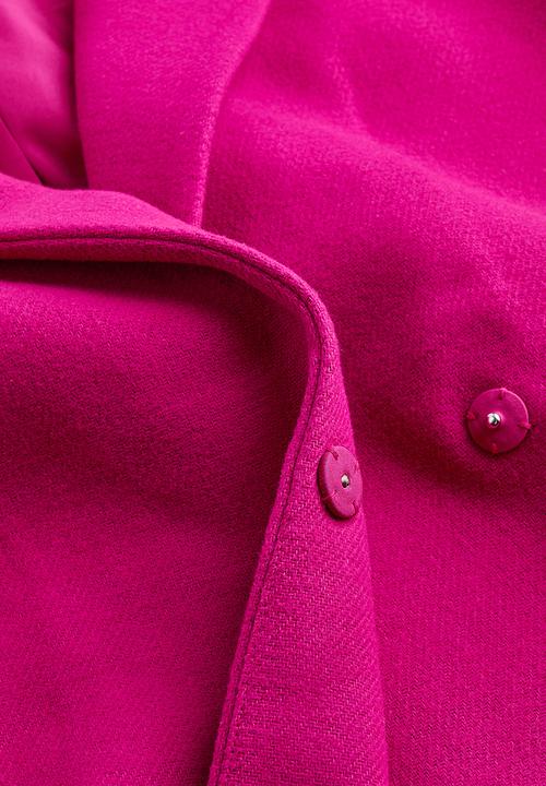 H&M - Double-breasted coat - cerise