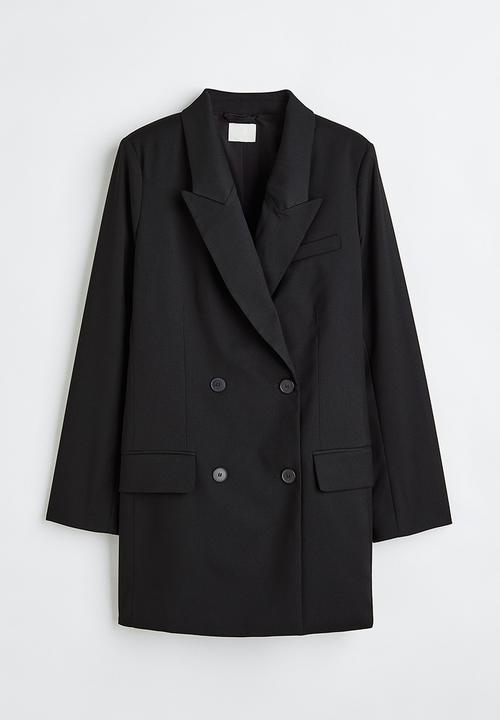 H&M - Double-breasted blazer dress - black