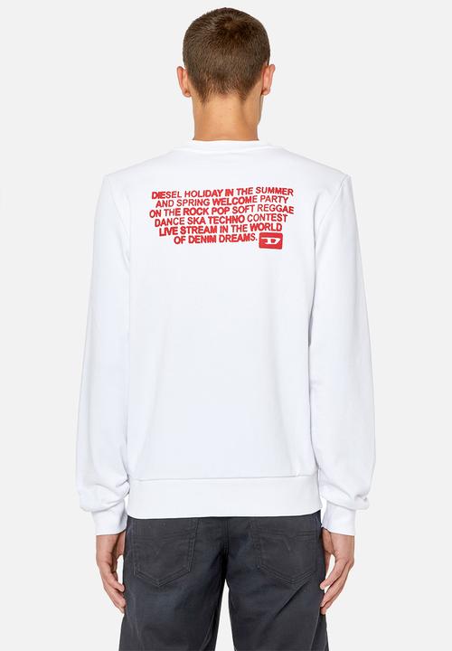 Diesel  - S -ginn - K29 sweatshirt 100 Diesel - white