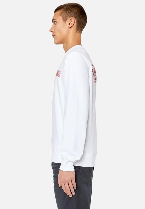 Diesel  - S -ginn - K29 sweatshirt 100 Diesel - white