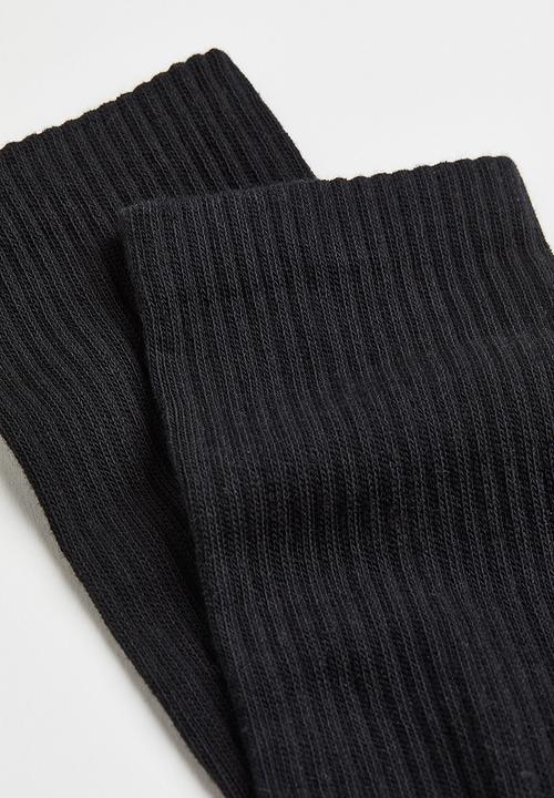 H&M - Fine-knit socks - off-black