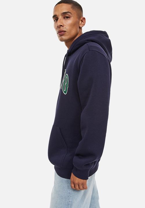 H&M - Regular fit hoodie - dark blue/chicago 