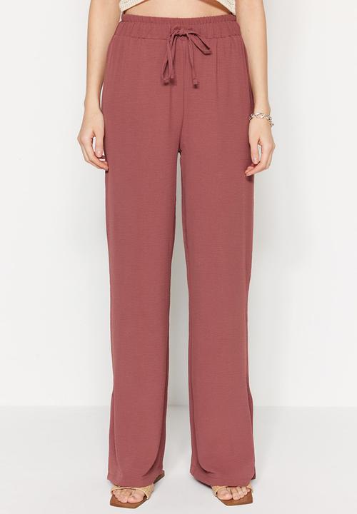 Trendyol - Drawstring trousers - brown