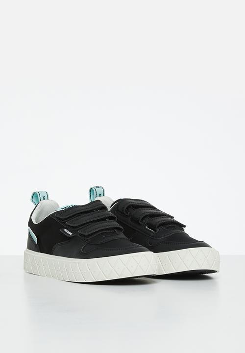 Palladium - Ace kids lo strap sneakers - black & white